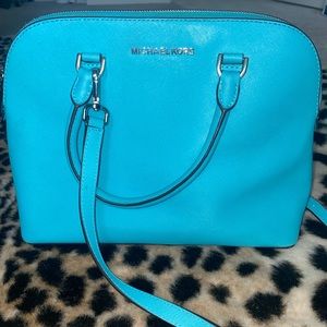 Michael Kors Teal Satchel Purse